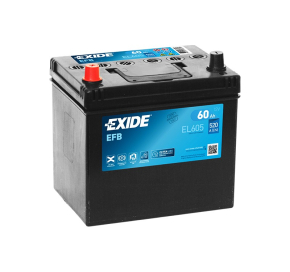 EXIDE 60 Ah 520 A EN 12V EFB EL605